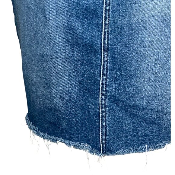 Judy Blue Lewiston High Rise distressed denim skirt size 2X (18/20) - Picture 6 of 14